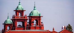 Cole Hall bell towers