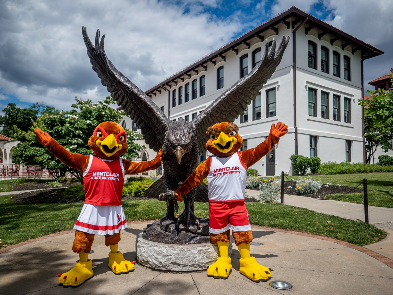 Rocky The Red Hawk – Student Services - Montclair State University