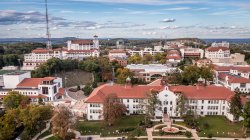 Montclair State University Campus aerial view.