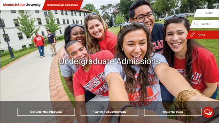 Website Overhaul Project – Digital Communications - Montclair State  University