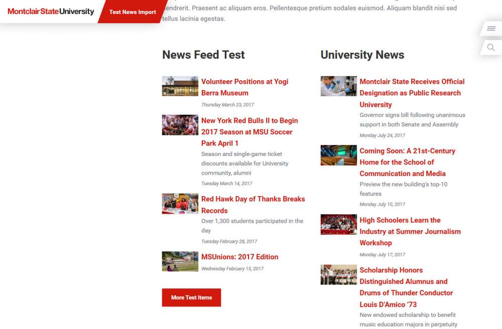 Website Overhaul Project – Digital Communications - Montclair State  University